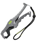 Booms Fishing G05 Lip Gripper Saltwater, 9.4" Plastic Catfish Grippers Pliers, Grabber Tool With Lanyard, Grips for Kayak Fishing Accessories, Great Holder for Caught Fish - color: Gray