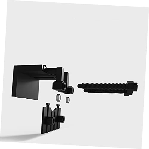 NUOBESTY 2pcs Acrylic Fish Tank Hose Holder Clip Water Filter Mounting Bracket Lightweight Multi-function Clips for Aquarium Inlet Outlet