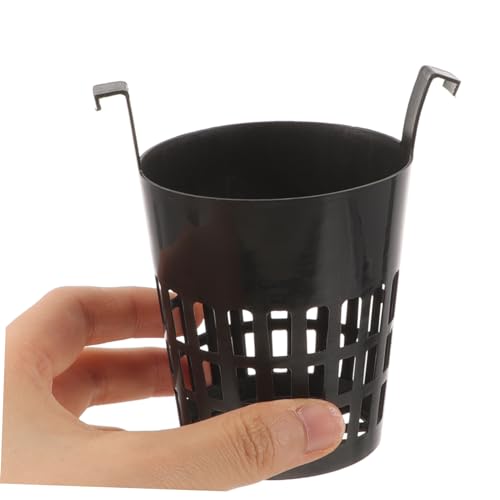 SUPVOX Hydroponic Planting Basket 6-Pack Plastic Slotted Net Cups for Aquatic Plants Fish Tank Hanging Planters Garden Balcony Decoration 3.93X3.54X2.55In