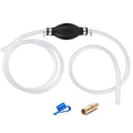 Gas Siphon Pump, Hand Siphon Pump for Gasoline Transfer Manual Siphon Pump for Water Fish Tank, Fuel Siphon Pump for Gasoline. (Gas Siphon Hose Included)