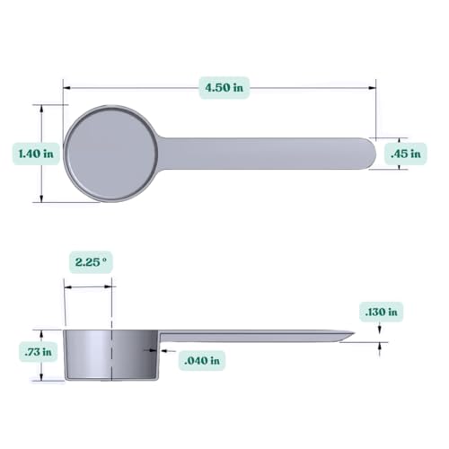 1 Tablespoon (1/2 Oz. | 3 Teaspoon | 14.8 mL) Long Handle Plastic Measuring Spoon for Coffee, Protein Powder, Spices, Grains, Dry Goods – Food-Grade BPA-Free (Pack of 10) - size: 14.8 mL | 1 Tablespoon | 1/2 Oz.