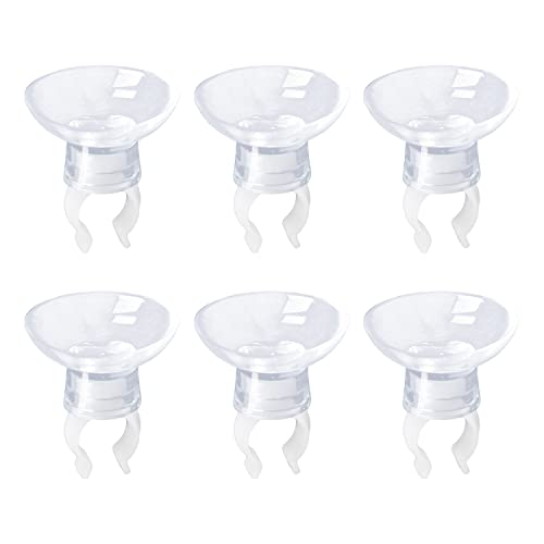 MroMax Aquarium Suction Cup Clips Airline Tubing Hose Heater Clips Clamps Holder for Fish Tank Clear 7mm to 11mm 6Pcs - size: 6pcs 7mm to 11mm