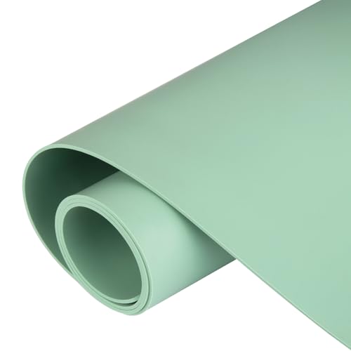 Silicone Mats for Kitchen Counter, Nonslip Silicone Mats for Crafts Countertop Protector Heat Resistant Mat (Light Green, 78.7"L x 15.7"W) - color: Light Green, size: 78.7"L x 15.7"W