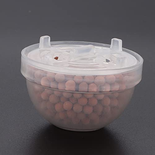 Dioche Aquarium Moss Ball Holder with Minerals for Shrimps and Fish Breeding in Plastic Fish - Transparent Design for Aquarium Landscaping