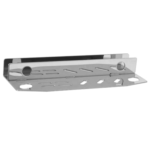 Toyvian Stainless Steel Aquarium Tool Rack Organizer for Fish Tank Maintenance and Planting Tools Compact Design for Use Includes Tweezers and Scissors