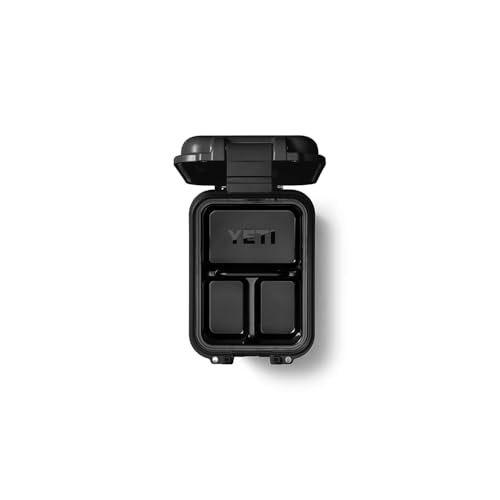 YETI LoadOut GoBox Collection, Divided Waterproof Cargo Case, Dry Box, Camera Case, Fishing Tackle Box - color: Black, size: GoBox 15
