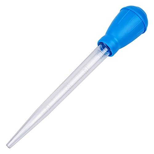Manual Fish Tank Water Changer Aquarium Dropper, 30ml Aquarium Clean Pipette Dropper, Fish Tank Cleaning Waste Remover, Aquarium Gravel Cleaning Straw, Blue - color: Blue