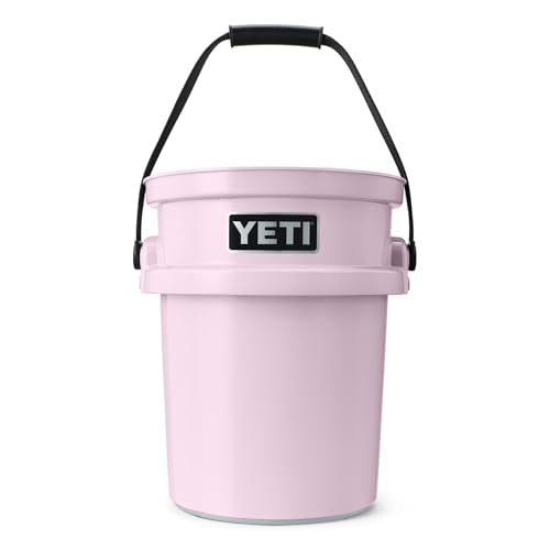 YETI Loadout 5-Gallon Bucket, Impact Resistant Fishing/Utility Bucket - color: Cherry Blossom