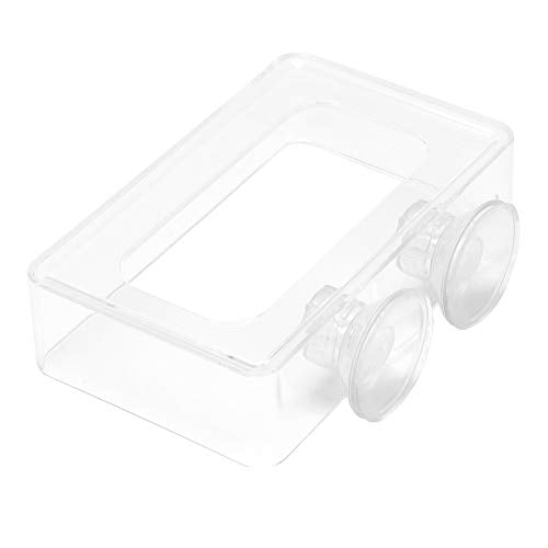 Futterring Aquarium, KIMISS Acrylic Simple Installation Fish Food Feeder Feeding Ring for Fish Aquarium with Suction Cup Acrylic Simple Installation (27x19.5x19cm / 10.6x7.7x7.5in) - size: 27x19.5x19cm / 10.6x7.7x7.5in