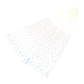2pcs Fishing Net Landing Net Catch Net Fishing Replacement Bag Net Fishing Tackles Landing Mesh Basket - color: Multi, size: Medium