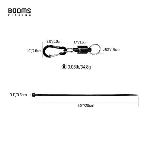 Booms Fishing MN2 Magnetic Net Release Holder for Fly Fishing - color: Magnetic Release