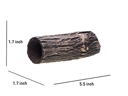 Plecoceramics Pleco Cave Natural Breeding Ceramic Decorations Fish Tank Aquarium Small Size (1 pcs)