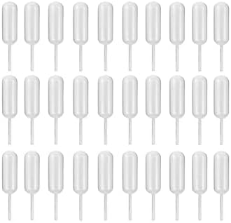 300 Pieces 4ml Cupcake Pipettes, Food Grade Plastic Disposable Pipettes Mini Liquid Injector (300-A) - color: 300-A