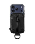 bitplay Magnetic Mini Pouch, Magsafe Compatible Phone Pouch, Tear Resistant Everyday Carry Card Holder, Key Slot with Water Repellent Zipper, Black - color: Black