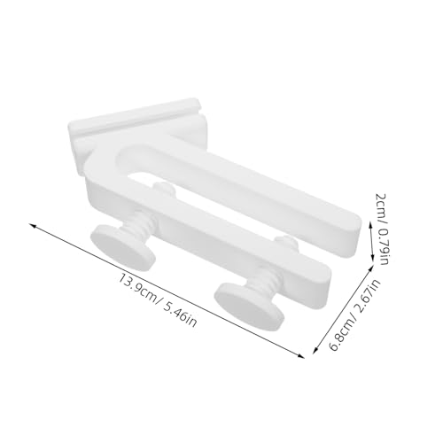 2pcs Bucket Hose Holder Bracket for Aquarium Water Changers Hose Organizer with Easy Mounting for Home Fish Tank Maintenance and Storage
