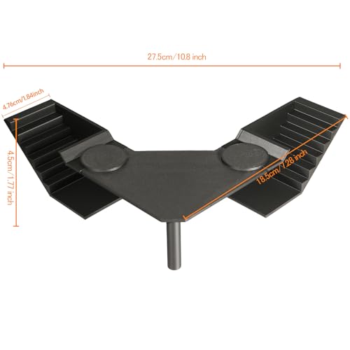 Aquarium Undergravel Fish Tunnel Hide Cave Corner Fishes Tank Decorations Under Gravel Viewing Tunnel Fish Cave for Aquarium Hideout (Black,Style 3) - color: Black, style: Style 3