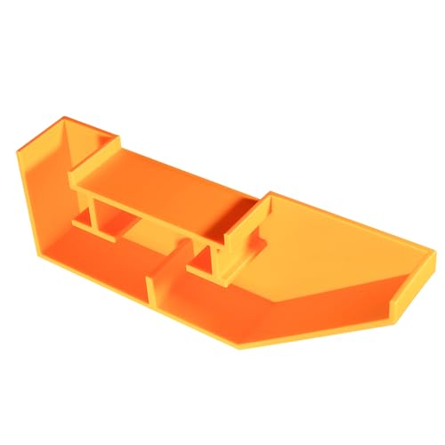 Aquarium Undergravel Fish Tunnel Cave Tunnel Fish Hide Fish Cave Corner Fish Tank Decorations Under Gravel Viewing Tunnel Fish Cave for Aquarium Hideout (Orange,Style 6) - color: Orange, style: Style 6