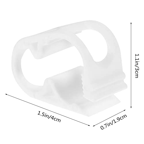 Holibanna 10-Piece Silicone Hose Clamp Set Water Flow Control Tube Clips for Infusion Bottles Adjustable and Sturdy Tube Clamps