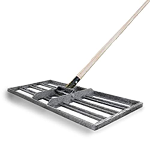 Standard Golf Levelawn Pro – 30" Lawn Leveling Rake with 72" Handle | Effortlessly Level Golf Courses, Lawns, & Gardens | Easy Assembly, Stainless Steel Tray | Perfect for Landscape Professionals - style: 30"