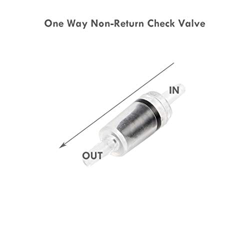 Check Valve for Aquarium Air Pump 20 Pieces,One Way Non-Return Check Valve