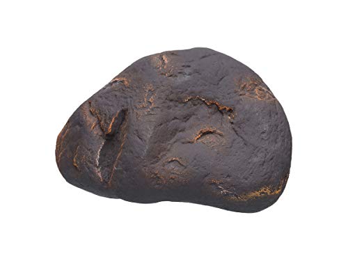 Plecoceramics Cichlid Stone Decoration - Aquarium cave for Cichlids, Betta, Small Fish - Fish Tank Hideway Decor - Betta Toys Hideout Stones House (Magma Stone Large)