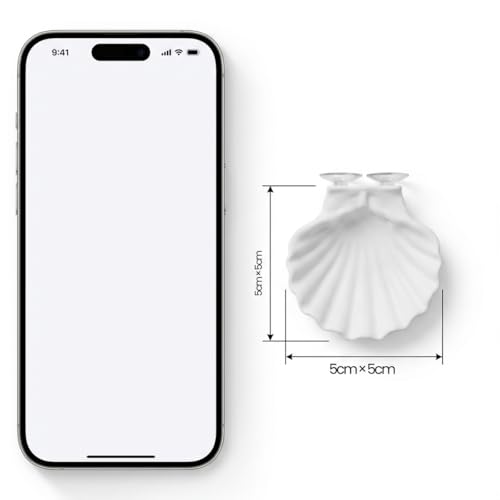 Betta Fish Hammock, Shell Pad with Strong Suction Cup Natural Resting Bed for Bettas Soft Fin-Safe Silicone Betta Fish Tank Decor and Accessories (White) - color: White Small