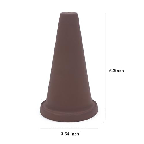 AQUA KT Aquarium Angelfish Fish Breeding Cone Spawning Slates Ceramic Purple for Discus Angle Fish Breeder Box Fish Tank Landscape Decoration