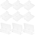 SUPVOX 16Pcs Sturdy Acrylic Aquarium Lid Racks Durable Fish Tank Cover Holders for Tanks and Wear Resistant Support Brackets for Aquariums