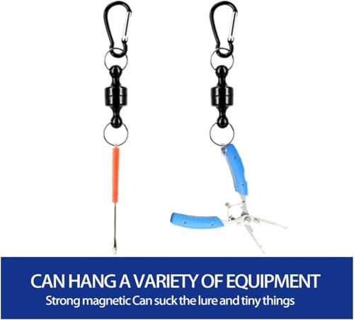 Fishing Strongest Magnetic Net Release Magnet Clip Holder Retractor, Quick Release Keychain with Super Strong Magnet, Fly Fishing Magnetic Buckle Fishing Equipment,Accessories