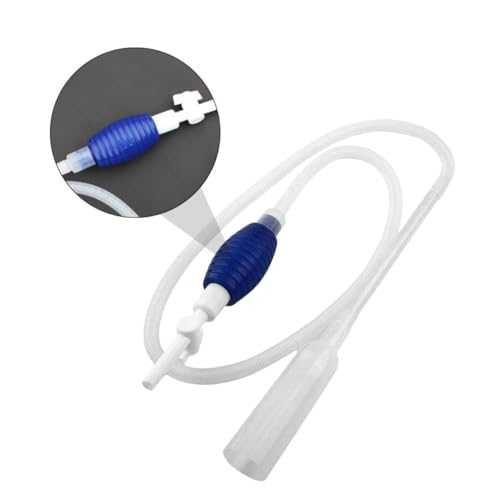 HOMSFOU Fish Tank Water Changer Manual Siphon Cleaner Vacuum Gravel Tool Medium Size for Aquarium Maintenance and Fish Tank Cleaning