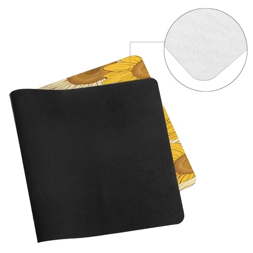 XXL Gaming Mouse Pad Sunflower Vintage Flower XXL Gaming Mouse Pad Large Desk Mat Protector for Desktop, Anti-Slip Rubber Extended Computer Keyboard Mat Writing Pad, 11.8 * 27.5 in,B-1479 - color: B-1479, size: 11.8*27.5 In