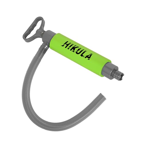 Manual Bilge Pump for Boats Kayak Canoe - Portable Siphon Pump, Kayak Bailer with Reversible Hose,Green,17 Inch - color: Green, size: Medium