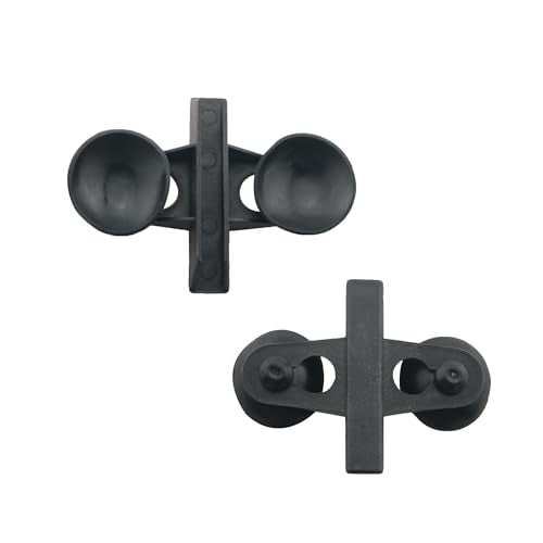 20PCS Black PVC Aquarium Divider Suction Cup Clamp Glass Fixing Clip Suitable for Separating Fish Tank and Supporting Plastic Mesh Panels