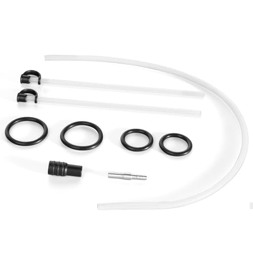 Thorstone Accessory Kit: 23.6 Inch Long Rubber Hose + 2 Suction Tubes + Extra O‑Rings & Connectors for Pneumatic/Manual Oil Changer Vacuum Fluid Extractor Pump - size: 60cm hose kit
