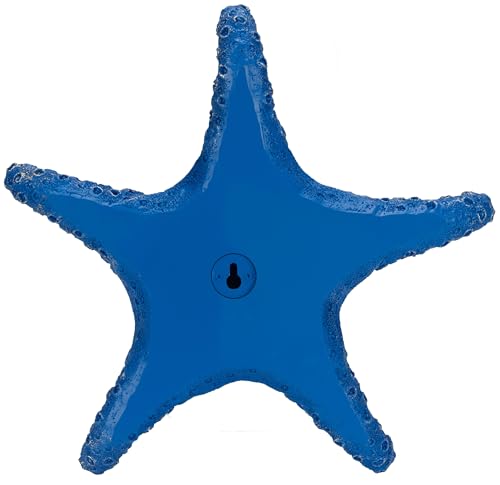 VVGIFTS Blue Ocean Beach Decoration Starfish Resin Wall Hanging Decoration (RoyalBlue) - color: Royalblue