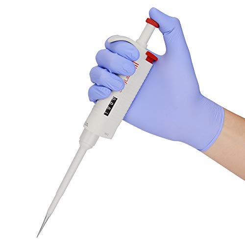 stonylab Single Channel Pipettor Controller, Adjustable Variable Volume Micropipette Pipette Pipet with Tip Cone for Laboratory Research, 0.5-10 µL - size: 0.5-10 ul
