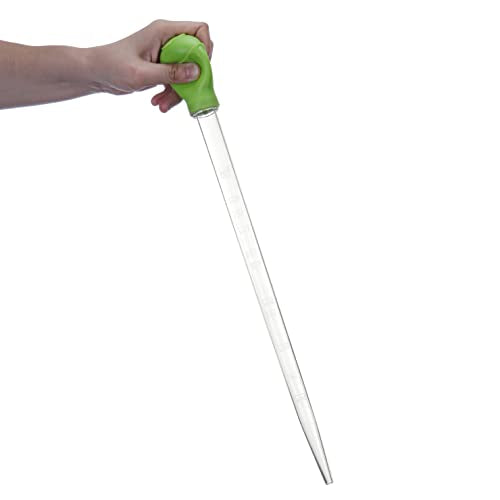 18.7in Long Turkey Baster for Aquarium, 50ml Long Pipette for Fish Tank Coral Food Feeder Syringe Aquarium Water Changer Siphon for Marine Fish Reef Aquatic Plant Spider, Green - color: Green, size: Long Syringe
