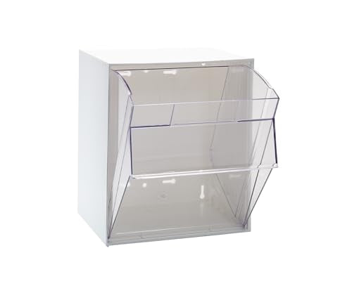 Bin Unit,1 Tip Out Bin,White - size: 14" H x 12" W x 12" D, style: 1 Drawers Tip Out Cabinet White