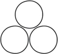 AppliaFit Strainer Cover T-Seal O-ring Compatible with Hayward SPX4000TS for Hayward Northstar Pool Pumps (2003-2007) (3-Pack)