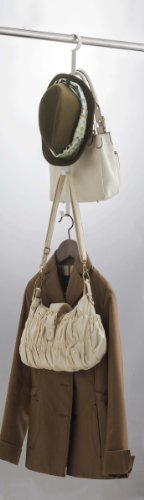 YAMAZAKI Home Smart Closet Organizer Hanger – Clothes & Accessories Storage Hanging Rack - color: White