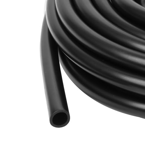LokoCar Nylon Air Line 25ft 3/8" OD Pneumatic Nylon Tube DOT Approved SAE J844 Airline For Air Brake Tubing or Fluid Transfer Black - size: 3/8" OD 25 Feet