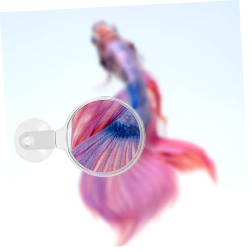 Abaodam Acrylic Fish Tank Magnifying Glass with Strong Suction Cup for Clear Observation of Small Animals Plants and Micro Landscapes in Aquariums and Home Tanks