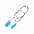 61 Inch Double Ended Tube Cleaner Stainless Steel Spring with Nylon Brush Wire Flexible Aquarium Cleaning Brush for Fish Tank Pipes 9-35mm
