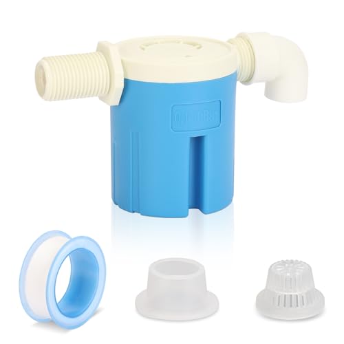3/4" Side Inlet Float Valve, Automatic Float Valve Water Control System for Water Tank and Trough - Durable Plastic, Corrosion Resistant, for Livestock, Pool, Pond, Aquarium - color: Side Inlet, size: 0.75 Inch