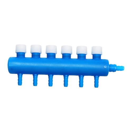 Aquarium Air Control Valve, Practical Air Pump Connector, Fish Tank Accessory, Multi-Port, 6 Way - size: 6 Way