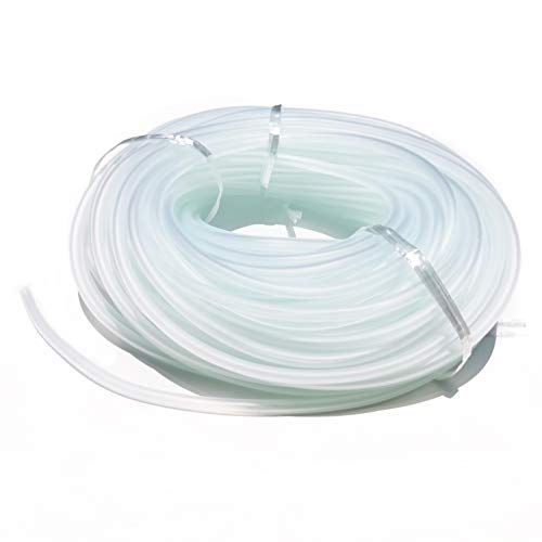 ALEGI Standard 3/16" Flexible Airline Tubing with Connectors for Aquariums, Terrariums and Hydroponics,100Feet - size: 100Feet+40Connectors
