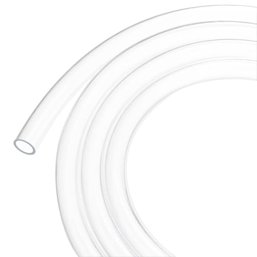 M METERXITY Clear Plastic Tubing, 0.55Inch(14mm) ID 0.71Inch(18mm) OD, 5ft(1.5m) Length PVC Tube Low Pressure Flexible Vinyl Tubing for Garden/Water Hose Airline Tube Aquarium - size: 0.55"×0.71"×5ft
