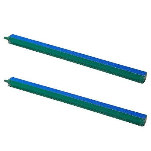 2PCS 10 Inch Aquarium Air Stone Bar, Fish Tank Bubble Diffuser Oxygen Release Bar for Air Pumps, Hydroponic Systems and Ponds - size: 10 Inch