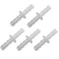 ResOne Oxygen Tubing Straight Connectors, 5‑Pack – Standard 6mm Barbed Male‑to‑Male O2 Hose Couplers for Oxygen Tubing Extensions, Leak‑Resistant, Easy‑Attach Design - size: 5pk