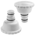 Vacuum Adapter RP/RX Skimmer Attachment Replacement for Summer Waves Above Ground Pools Parts, Skimmer Vacuum Adapter for 1.5" & 1.25" Hose Connection (Pack of 2)